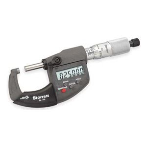 Starrett 796XRL 1 Electronic Micrometer, 1 In, Ratchet