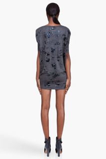 Diesel Charcoal Quare Shirt Dress for women