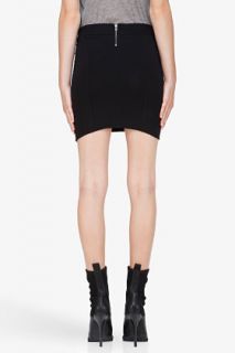 Helmut Black Cocoon Seam Skirt for women