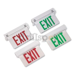 Big Beam RXL1WGCR Exit Sign, 1.7W, Green, 1 Face