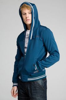 G Star  Nova Hooded Space Blue Zip Up for men