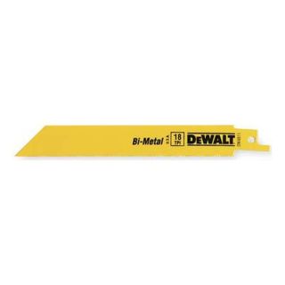 Dewalt DW4811B25 Reciprocating Saw Blade, 6 In. L, PK 25