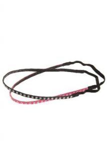 Pink And Black Stud Headband 2 Pack Clothing
