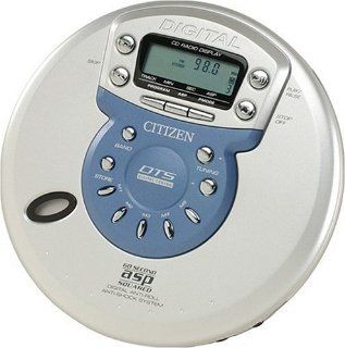 Citizen CD 230 Portable CD Player with AM/FM Tuner and 60