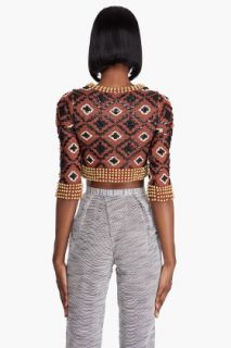 Opening Ceremony Embellished Crop Pullover for women