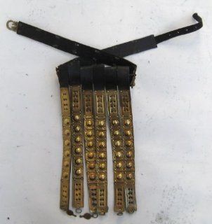 Handmade Roman Leather Apron Belt with Brass Fittings