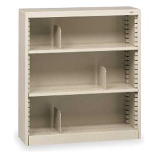 Tennsco B 3000P Bookcase, Steel, 2 Shelves, Putty