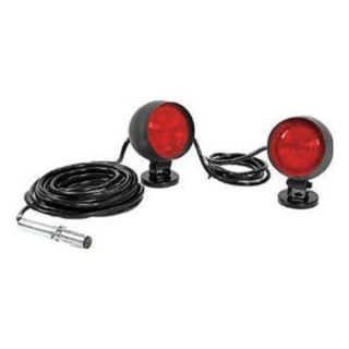 Approved Vendor 3VKD6 Tow Light Kit, LED, Red