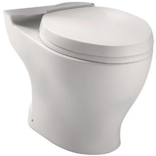Toto CT412FNo.01 Aquia Dual Flush Elongated Toilet Bowl, Cotton