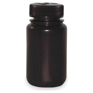 Vestil BTL UVW 32 Amber Plastic Bottle, UV Rated, LDPE, 32 Oz