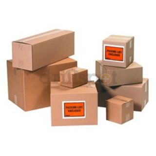 Box Partners 644 6 x 4 x 4 ECT 32 Kraft Corrugated Box, Pack of 25