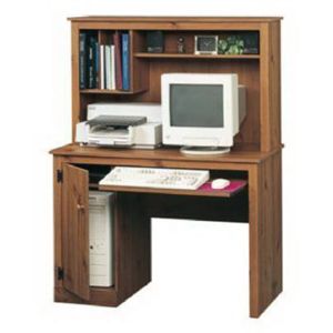 Sauder 103342 Pine Computerdesk/Hutch