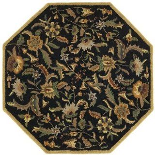 Traditions Paradise Black Rug Rug Size Octagon 6 Home