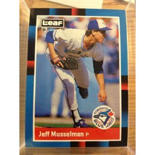 1988 Leaf #234 Jeff Musselman Collectibles