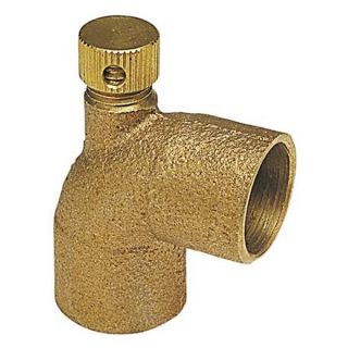 Nibco 705DLF 34 Vent Elbow, Low Lead Bronze, 3/4 In, C x F