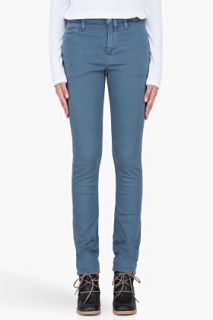 Nudie Jeans Stone Blue Slim Khakis for women
