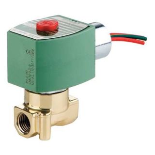 Red Hat 8262H232LT Solenoid Valve, Cryogenic, 2 Way, NC, 1/4In