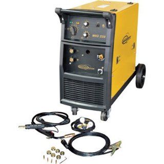Wire Feed MIG Welder with Built in Running Gear   235 Amp  