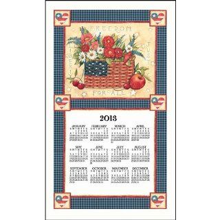 Freedom Basket Linen Kitchen Towel Calendar 2013 Office