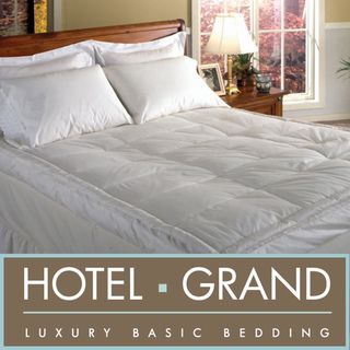 Hotel Grand Luxurious Downtop Baffle Box 5 inch Gusset Featherbed