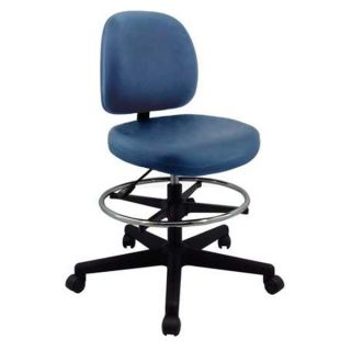 Approved Vendor 5NWH0 Pneumatic Task Chair, 300 lb., Blue