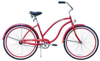 Diva Lady red cruiser bicycle   26 single speed