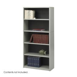 Safco Value Mate Steel 5 shelf Bookcase