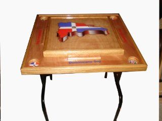Dominican Republic Domino Table With the Mpa on  3D