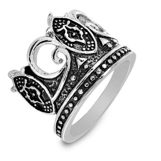 Stainless Steel Majestic Crown Ring Today $21.99