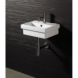 Bissonnet Logic 40 Ceramic Bathroom Sink