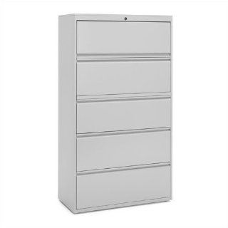 Standard Lateral Five Drawer File Cabinet Pull Type Full