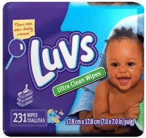 Luvs Ultra Clean Baby Wipes Refill 231ct. Health