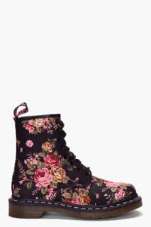 Dr. Martens Floral Print 8 Eye 1460 W Boots for women