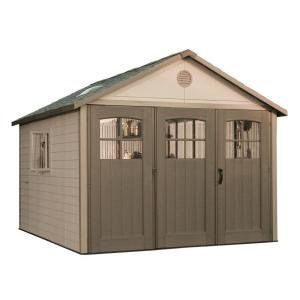 Lifetime 11 Foot Shed with 9 Foot Tri Fold Doors Sports