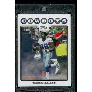 2008 Topps # 233 Greg Ellis   Dallas Cowboys   NFL Trading