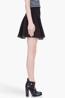 T By Alexander Wang Black High waisted Pleated Skirt for women