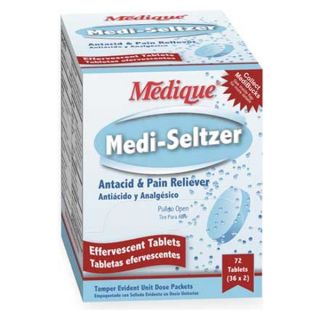 Medique 13524 Buffered Aspirin and Antacid, Pk 72