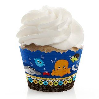 Under The Sea Critters   Birthday Party Cupcake Wrappers