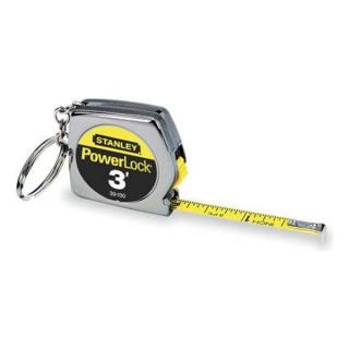 Stanley 39 130 Key Chain Tape, 3 Ft x 1/4 In