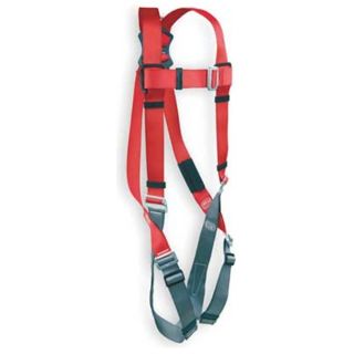 Protecta AB10113 Full Body Harness, M/L, Red/Gray