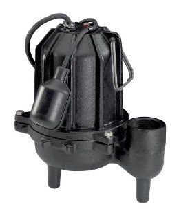 Wayne CSE50T 1/2 HP 7, 680 GPH Cast Iron Submersible Sewage Pump