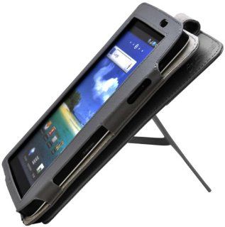 CrazyOnDigital Flip Leather Case For Samsung Galaxy Tab 2