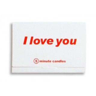 I Love You 5 minute Candle Anniversary / Valentines Day