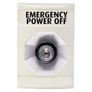 Safety Technology International SS 2303PO Emergency Power Off Button, Key