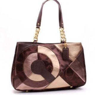 Coach Inlaid Patchwork Tote 20013 Clothing