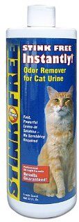 STINK FREE Instantly Urine Odor Remover for Cat Urine, 32