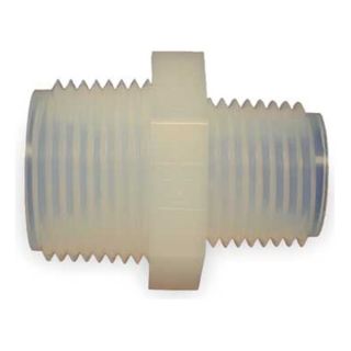 Parker PNR 84 P Nipple Reducer, 1/2 x 1/4 In, NPT, PFA