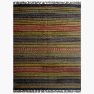 Multicolored Striped Hand Woven Rug Today $214.99 Sale $193.49 Save