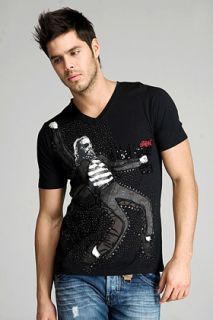 Elvis Jesus  Jail House Black T shirt for men