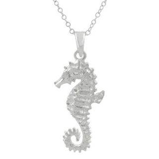 Tressa Sterling Silver Seahorse Necklace
